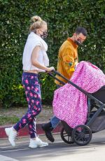 SOPHIE TURNER and Joe Jonas Out with Daughter Willa in Los Angeles 11/20/2020