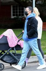 SOPHIE TURNER and Joe Jonas Out with Daughter Willa in Los Angeles 11/27/2020