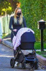 SOPHIE TURNER and Joe Jonas Out with Their Daughter Willa in Los Angeles 11/16/2020