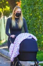 SOPHIE TURNER and Joe Jonas Out with Their Daughter Willa in Los Angeles 11/16/2020