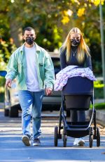 SOPHIE TURNER and Joe Jonas Out with Their Daughter Willa in Los Angeles 11/16/2020