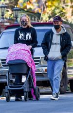 SOPHIE TURNER and Joe Jonas Out with Their Daughter Willa in Los Angeles 11/24/2020