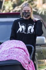 SOPHIE TURNER and Joe Jonas Out with Their Daughter Willa in Los Angeles 11/24/2020