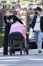 SOPHIE TURNER and Joe Jonas Out with Their Daughter Willa in Los Angeles 11/24/2020