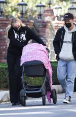 SOPHIE TURNER and Joe Jonas Out with Their Daughter Willa in Los Angeles 11/24/2020