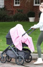 SOPHIE TURNER Out with Daughter Willa in Los Angeles 11/24/2020