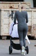SOPHIE TURNER Out with Her Daughter in Los Angeles 11/16/2020