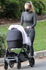 SOPHIE TURNER Out with Her Daughter in Los Angeles 11/16/2020