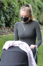 SOPHIE TURNER Out with Her Daughter in Los Angeles 11/16/2020