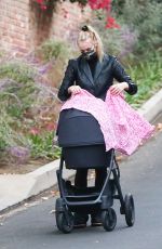 SOPHIE TURNER Out with Her Daughter in Los Angeles 11/23/2020