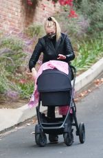 SOPHIE TURNER Out with Her Daughter in Los Angeles 11/23/2020