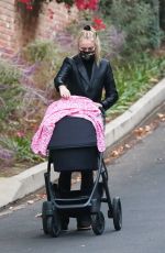SOPHIE TURNER Out with Her Daughter in Los Angeles 11/23/2020
