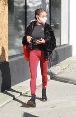 SKAI JACKSON Heading to DWTS Studio in Los Angeles 11/11/2020