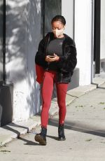 SKAI JACKSON Heading to DWTS Studio in Los Angeles 11/11/2020
