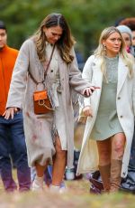 SUTTON FOSTER and HILARY DUFF on the Set of Younger in New York 11/17/2020