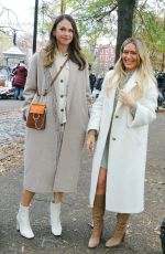 SUTTON FOSTER and HILARY DUFF on the Set of Younger in New York 11/17/2020