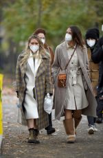 SUTTON FOSTER and HILARY DUFF on the Set of Younger in New York 11/17/2020