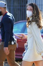 SUTTON FOSTER on the Set of Younger in Queens 11/10/2020