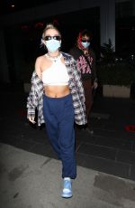 TANA MONGEAU Leaves Boa Steakhouse in Los Angeles 11/22/2020