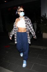 TANA MONGEAU Leaves Boa Steakhouse in Los Angeles 11/22/2020