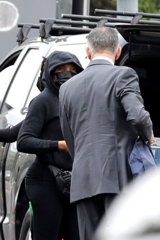 TARAJI P. HENSON Arrives at a Photoshoot in Los Angeles 11/18/2020