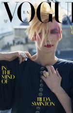 TILDA SWINTON in Vogue Magazine, Ukraine November 2020