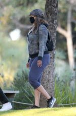 TYRA BANKS Out at a Park in Los Angeles 11/24/2020