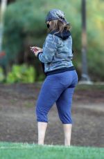 TYRA BANKS Out at a Park in Los Angeles 11/24/2020