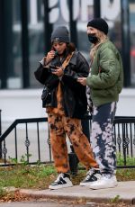 VANESSA HUDGENS and GG Magree on Citibikes Out in new York 11/15/2020
