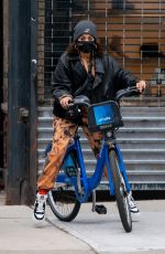 VANESSA HUDGENS and GG Magree on Citibikes Out in new York 11/15/2020