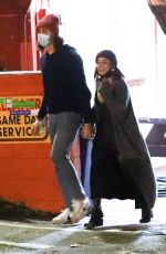 VANESSA HUDGENS and Cole Tucker Out for Dinner in Los Angeles 11/22/2020