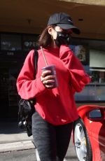 VANESSA HUDGENS and GG MAGREE at Earth Bar After a Workout in West Hollywood 11/18/2020