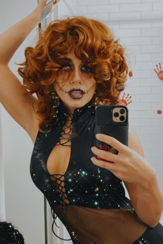 VANESSA HUDGENS at Halloween Party - Instagram Photos and Video 10/31/2020
