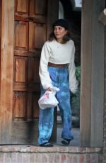 VANESSA HUDGENS Picking Up Food Delivery at Her Home in Los Angeles 11/18/2020