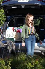 VICTORIA PEDRETTI on the Set of You, Third Season in Los Angeles 11/12/2020