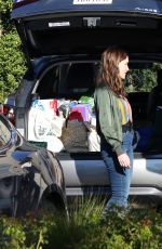 VICTORIA PEDRETTI on the Set of You, Third Season in Los Angeles 11/12/2020