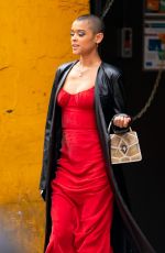 WHITNEY PEAK and JORDAN ALEXANDER at Gossip Girl Set in New York 11/17/2020