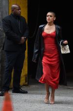 WHITNEY PEAK and JORDAN ALEXANDER on the Set of Gossip Girl in New York 11/17/2020