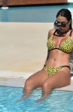 YAZMIN OUKHELLOU in Bikini at a Pool in Turkey, November 2020