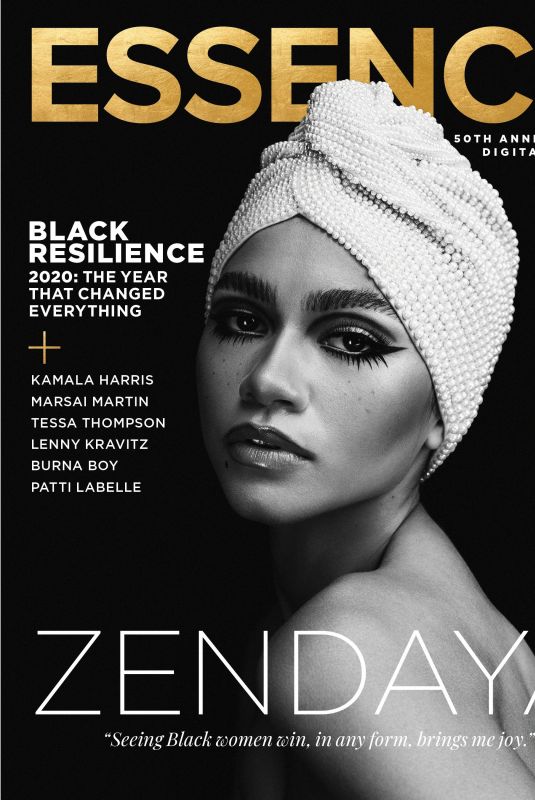 ZENDAYA in Essence Magazine, November/December 2020