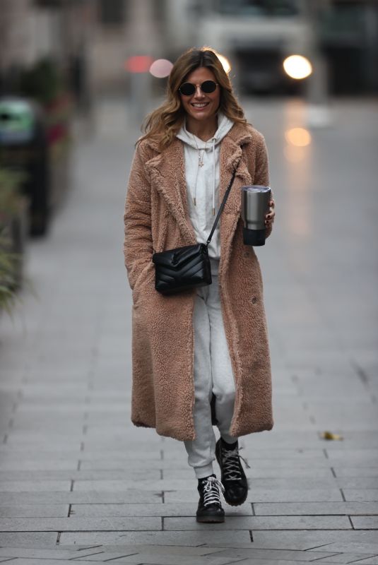 ZOE HARDMAN Arrives at Heart Radio in London 11/29/2020