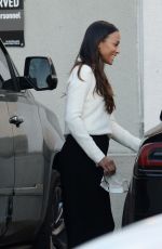 ZOE SALDANA at a Birthday Celebration in Los Angeles 11/13/2020