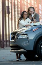 ZOE SALDANA at a Birthday Celebration in Los Angeles 11/13/2020