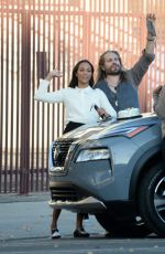 ZOE SALDANA at a Birthday Celebration in Los Angeles 11/13/2020