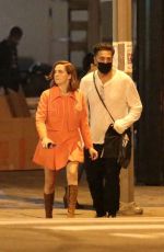 ZOEY DEUTCH on the Set of Justin Bieber