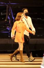ZOEY DEUTCH on the Set of Justin Bieber