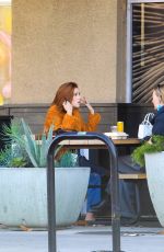 ZOEY DEUTCH Out for Coffe with a Friend in West Hollywood 11/08/2020