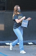 ADDISON RAE in Denim Leaves XIV Karats in Beverly Hills 12/29/2020