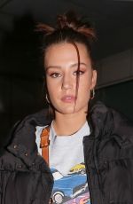 ADELE EXARCHOPOULOS Leaves Quotidien TV Set in Paris 12/07/2020