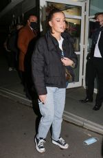 ADELE EXARCHOPOULOS Leaves Quotidien TV Set in Paris 12/07/2020